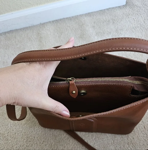Liebeskind Brown Leather Crossbody Bag